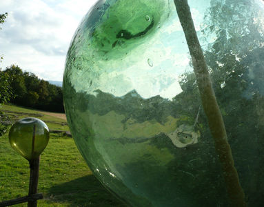 Weinballons, Detail Matthias Harnisch * Kunst und Natur
