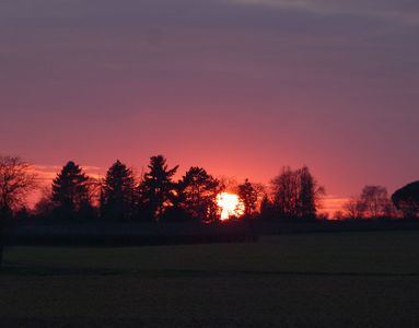 08.03.2021  Heute einfach mal ein schöner Sonnenuntergang / Today just a beautiful sunset Matthias Harnisch * Kunst & Natur