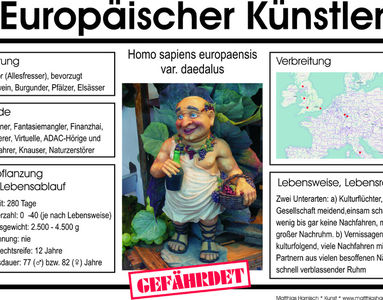 Homo sapiens var. daedalus Matthias Harnisch * Kunst und Natur